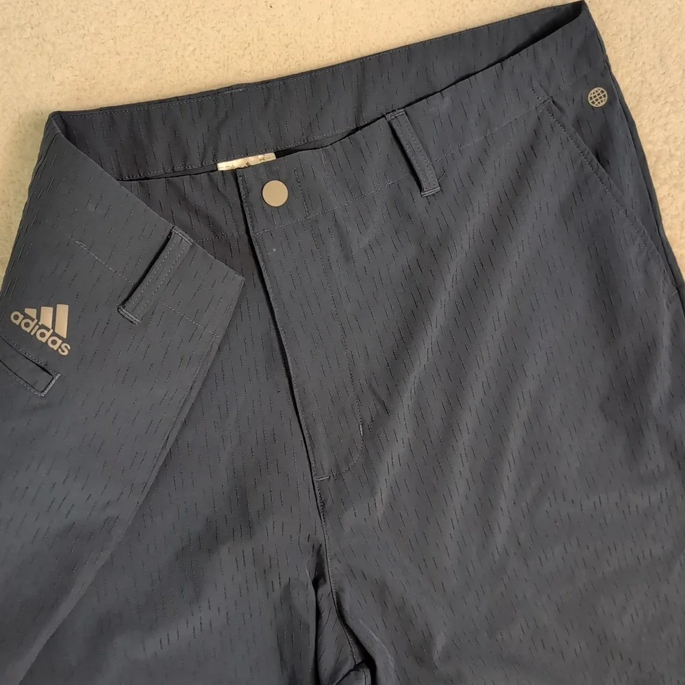 Adidas Mens Woven‎ Stretchy Performance Shorts Golf Navy 40×8.5